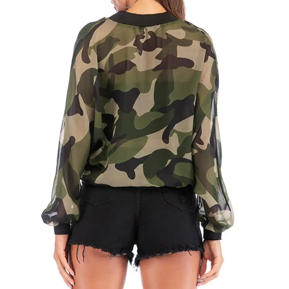 Lente & Herfst Tactische Camouflage Vrouwen Lange Mouwen Jassen Camping Wandelen Mode Leisure Coat Sneldrogende Zonnebrandcrème Camo S-XL