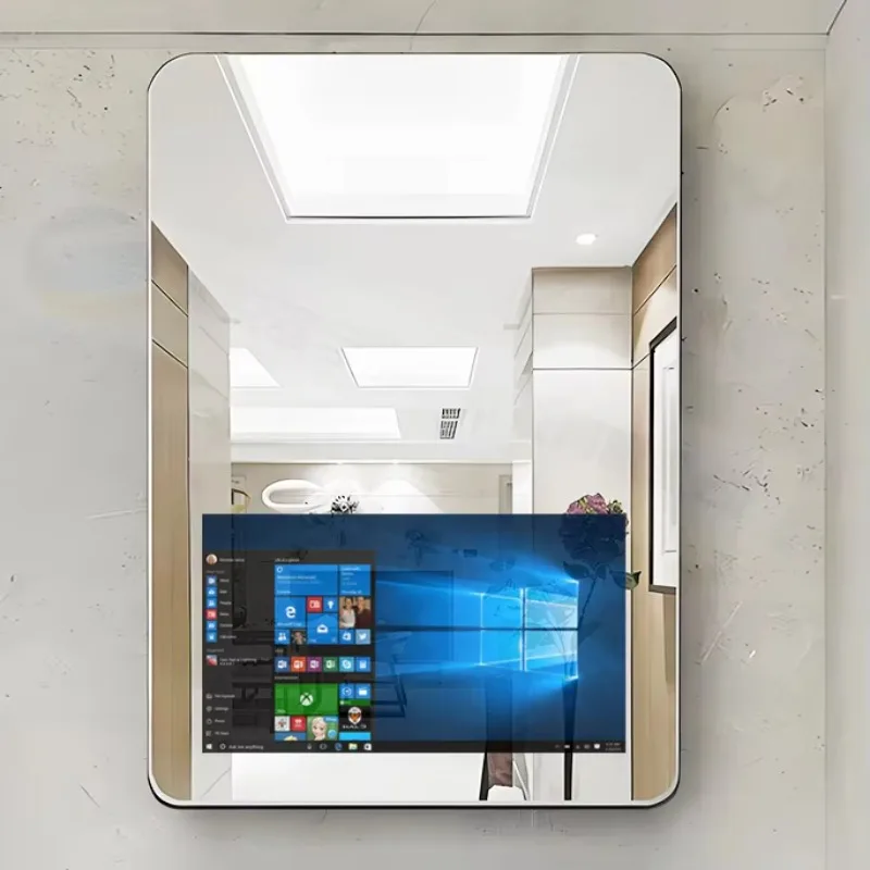 

[Hot Sale] Touch Screen Remote Control Smart TV Mirror Bathroom Magic Mirrors
