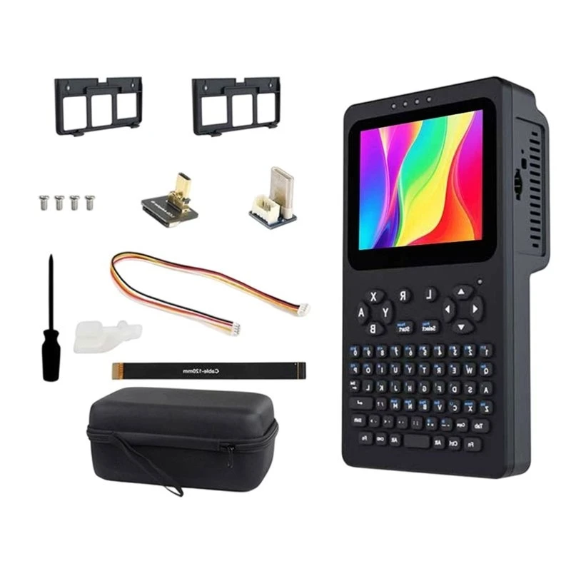 B29C-For Raspberry Pi Handheld Linux Terminal 3.5 Inch Touchscreen 640X480 Portable Development Console Without Battery