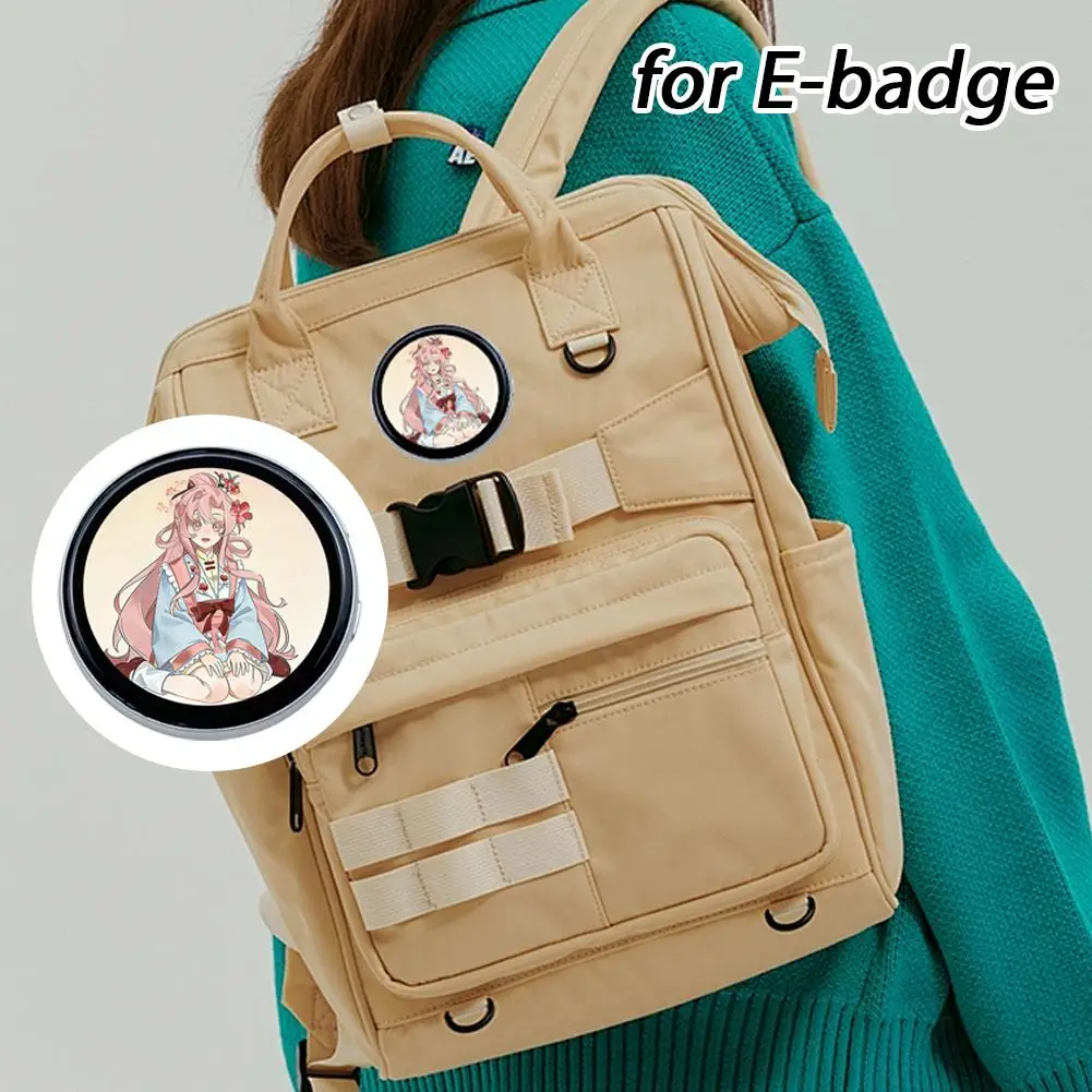 

Электронный динамический смарт-значок в стиле аниме с LED-экраном, мерч в стиле киберпанк, носимый LED-дисплей, подарок для фанатов аниме и друзей R7U9