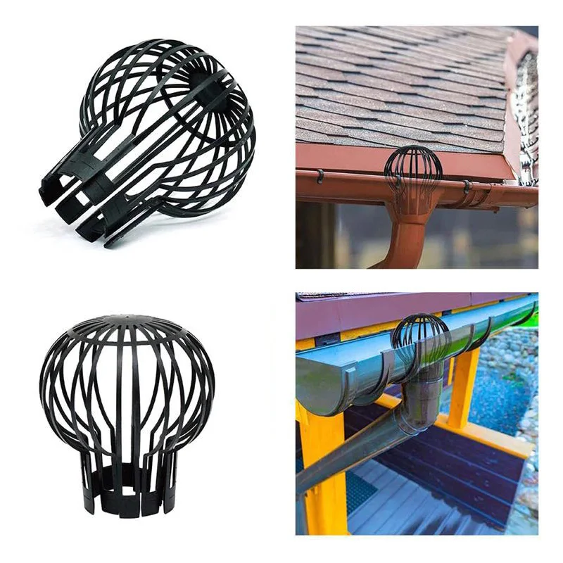 

1/4pcs Roof Gutter Strainer Drain Filter Guard Roof Downspout Guards Rain Sink Covers Floor Leaf Screen Home Drainage Cover Tool