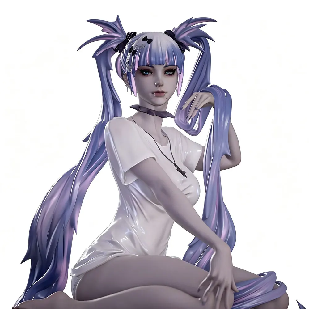 75mm --250mm Sexy Girl Resin Model Kits GK Miniature 3D Printed Gray Model Figurine DIY Doll Model Unassembled And Unpainted