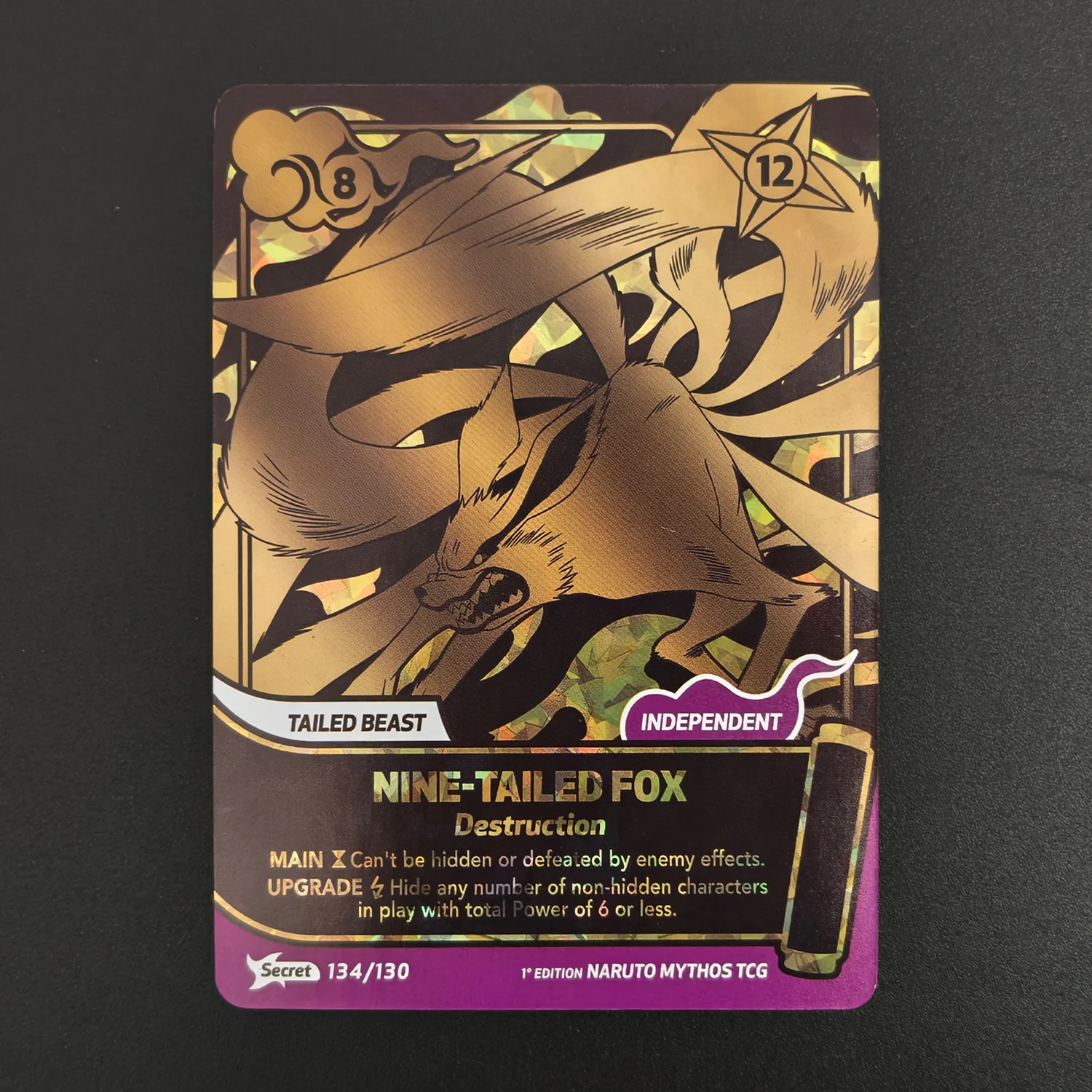 Proxy Naruto Mythos TCG Ecret Variant Golden Finish Tsunade