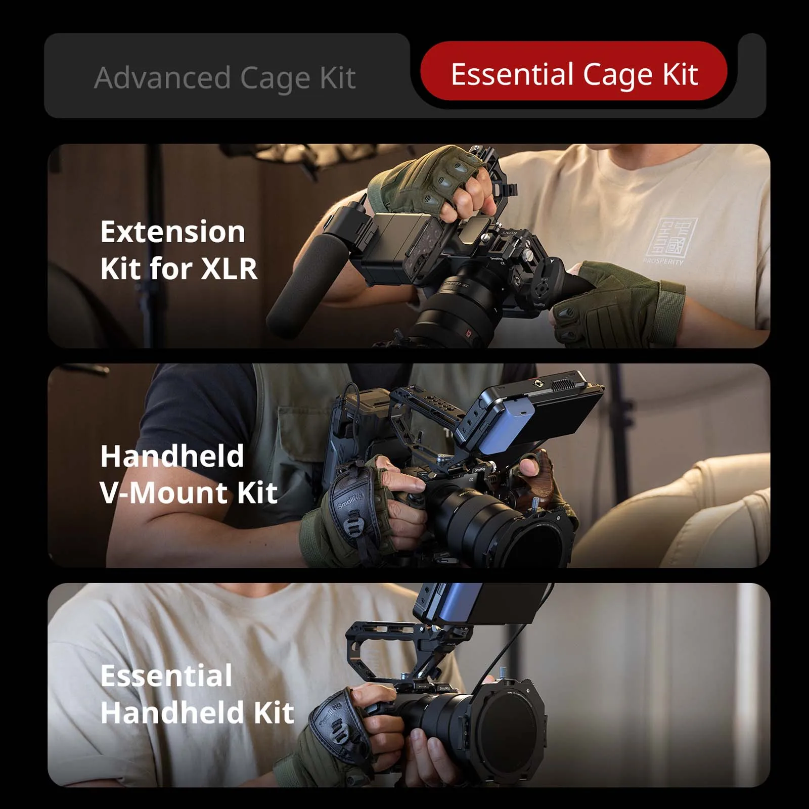 SmallRig FX5 "HawkLock" Kamera-Cage für Sony FX5 mit Klemme für HDMI-Kabel, Top-Platte mit 1/4"-20 / 3/8"-16 Arca-Typ Schnellwechselplatte – Detail 12