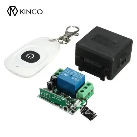 Wireless RF Remote Control Transmitter Switch with Receiver 315mhz Home Automation NEW DC 12V 10A 1 CH