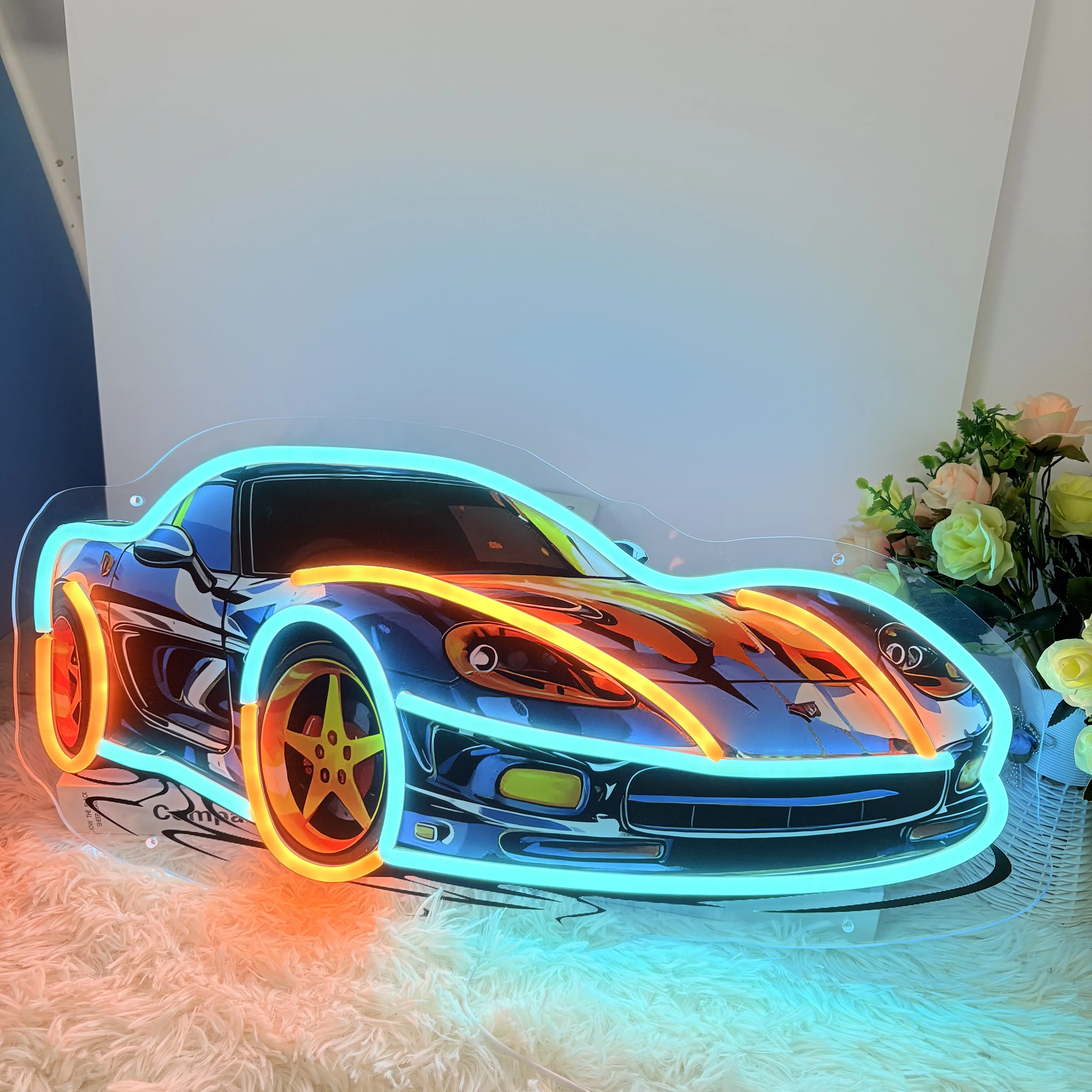 

Car Logo Sign Neon Sign, Garage Wallart ,Man Cave Automobile Sport Decor ,Car Neon Sign,Car Neon Gift
