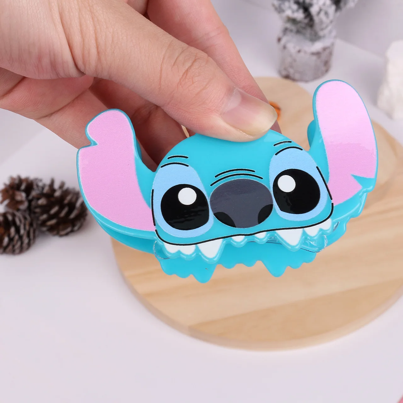 Clip per artigli per capelli Disney Stitch Adorabili accessori decorativi per capelli Impugnature per capelli multifunzionali per un styling sicuro dei capelli