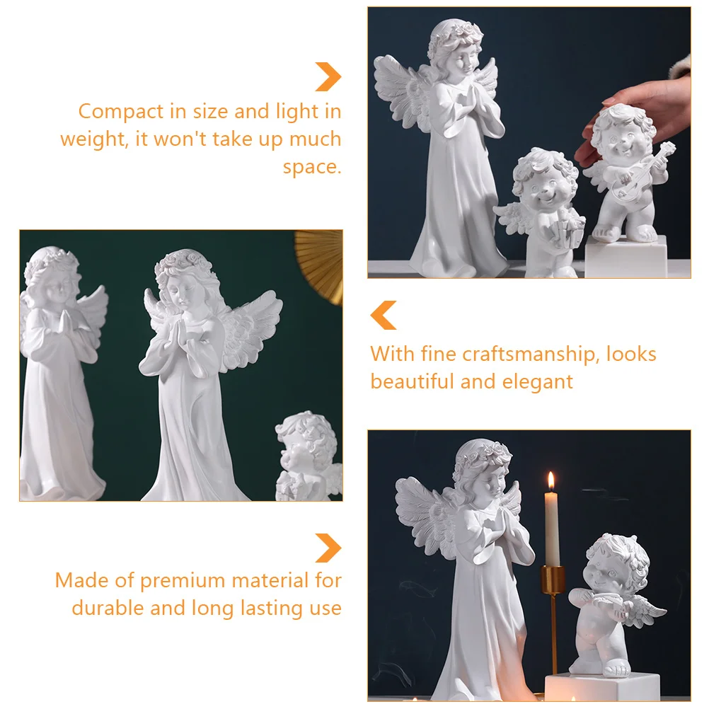 

Retro Angel Sculpture Figure Sculptures Figurine Figurines Statue Home Decor Decorations Angels Wedding Baby