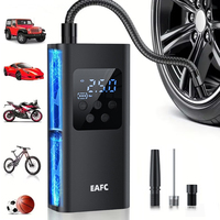 150psi Wireless/Wired Portable Tire Inflator Car Tire Inflator Pump With Digital Display Electric Inflator Mini Bicycle Air Pump