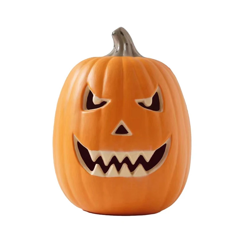 

Halloween Pumpkin Lantern Jack O'lantern Halloween Desktop Decoration For Home Office Haunted House Decoration