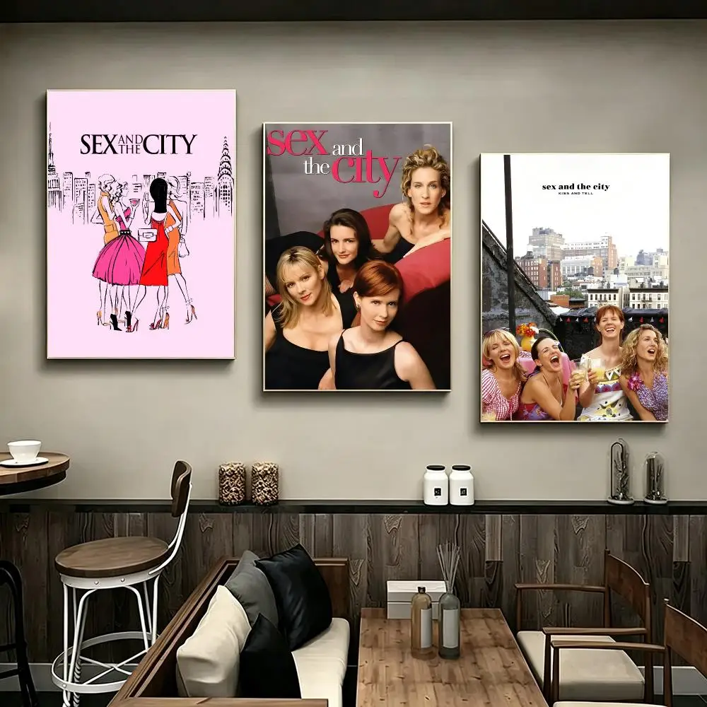 Drama Sex and the City Poster Poster HD Printing Modern Minimalist Style Wall Art Home Decor For Office Bedroom Gift