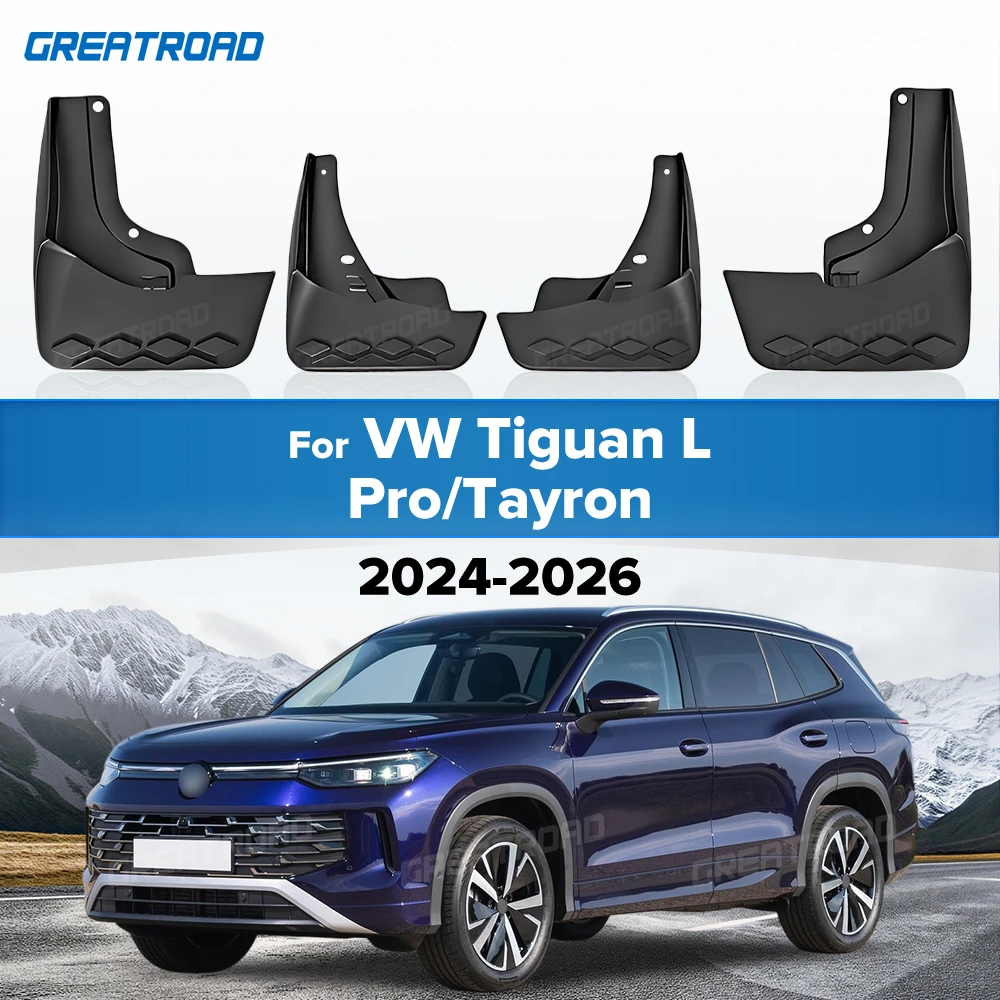 For VW Tiguan L Pro/Tayron 2024 2025 2026 Fender Mudflaps Splash Guards Mudguards Mud Flaps car Accessories