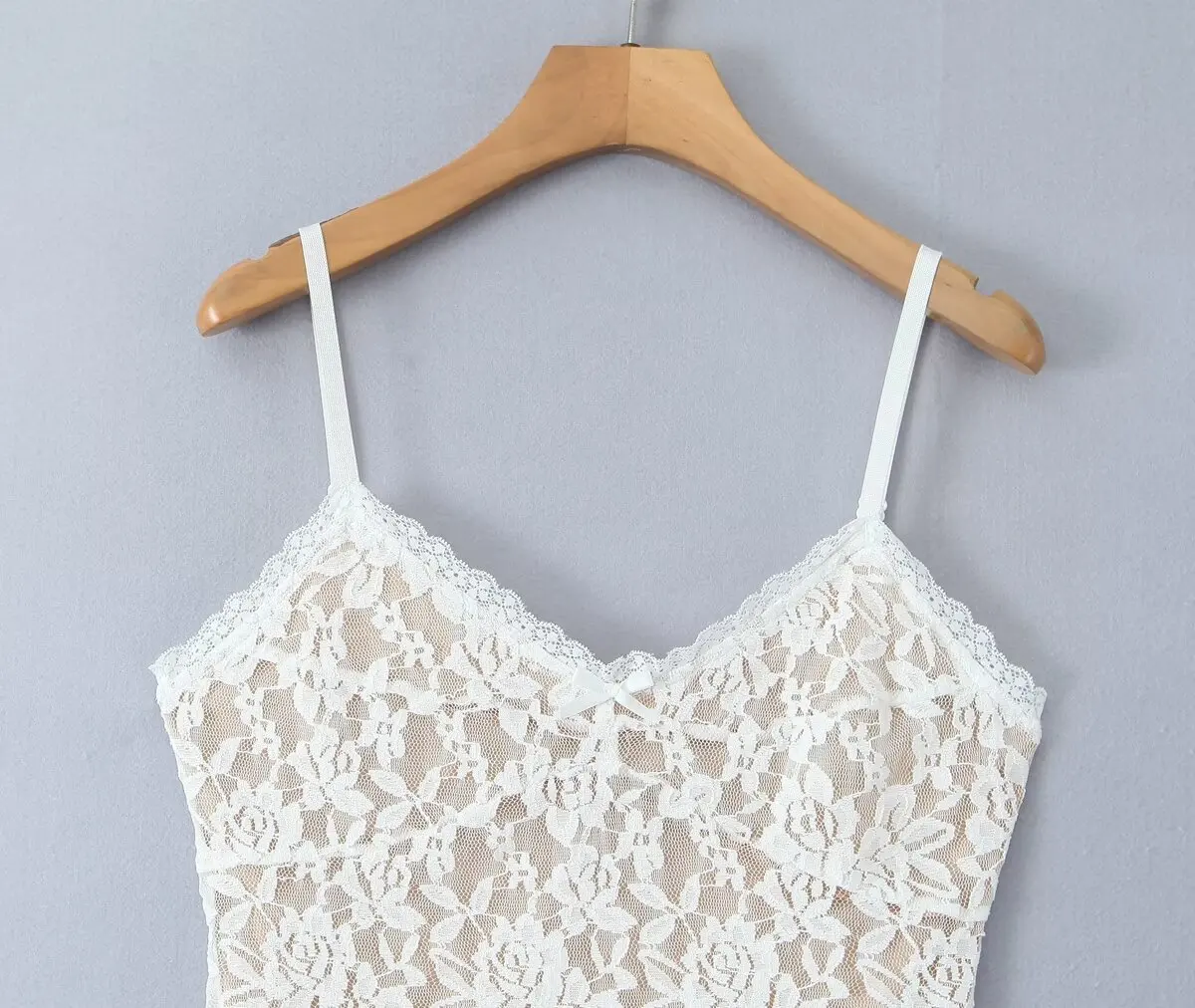 2023 neue frauen Sheer Spitze Kleid Jacquard Verstellbaren Riemen Schlank Elegante Party Abendkleid Frühling Sommer Mode