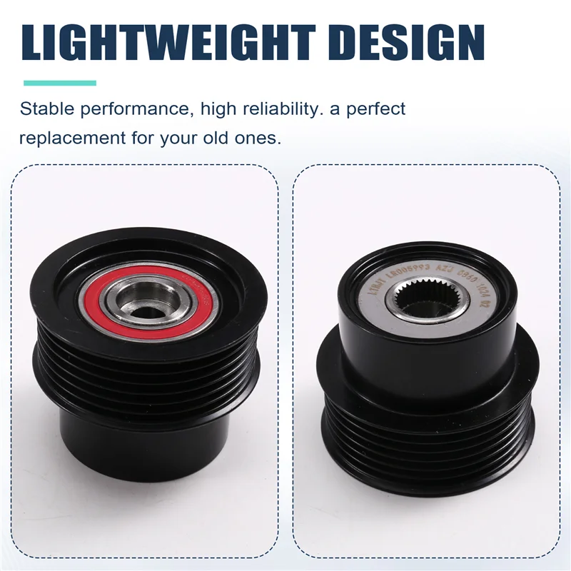 

LR005993 Crankshaft Auxiliary Pulley For Land Rover LR2 Freelander 2 3.2L