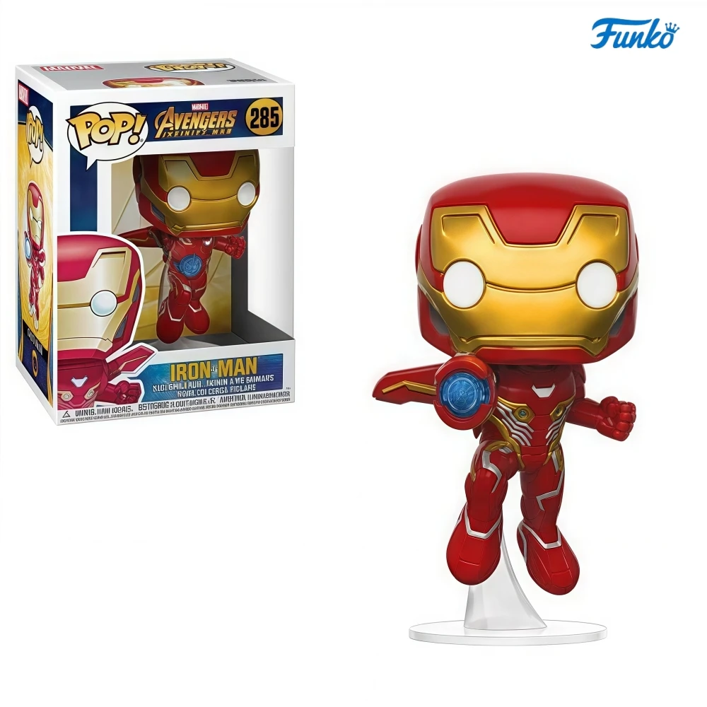 Funko Pop Marvel The Avengers4 ตัวเลขการกระทํา Iron Man Thor กัปตันอเมริกาไวนิล Figurine รวบรวมตกแต่งของเล่นของขวัญ