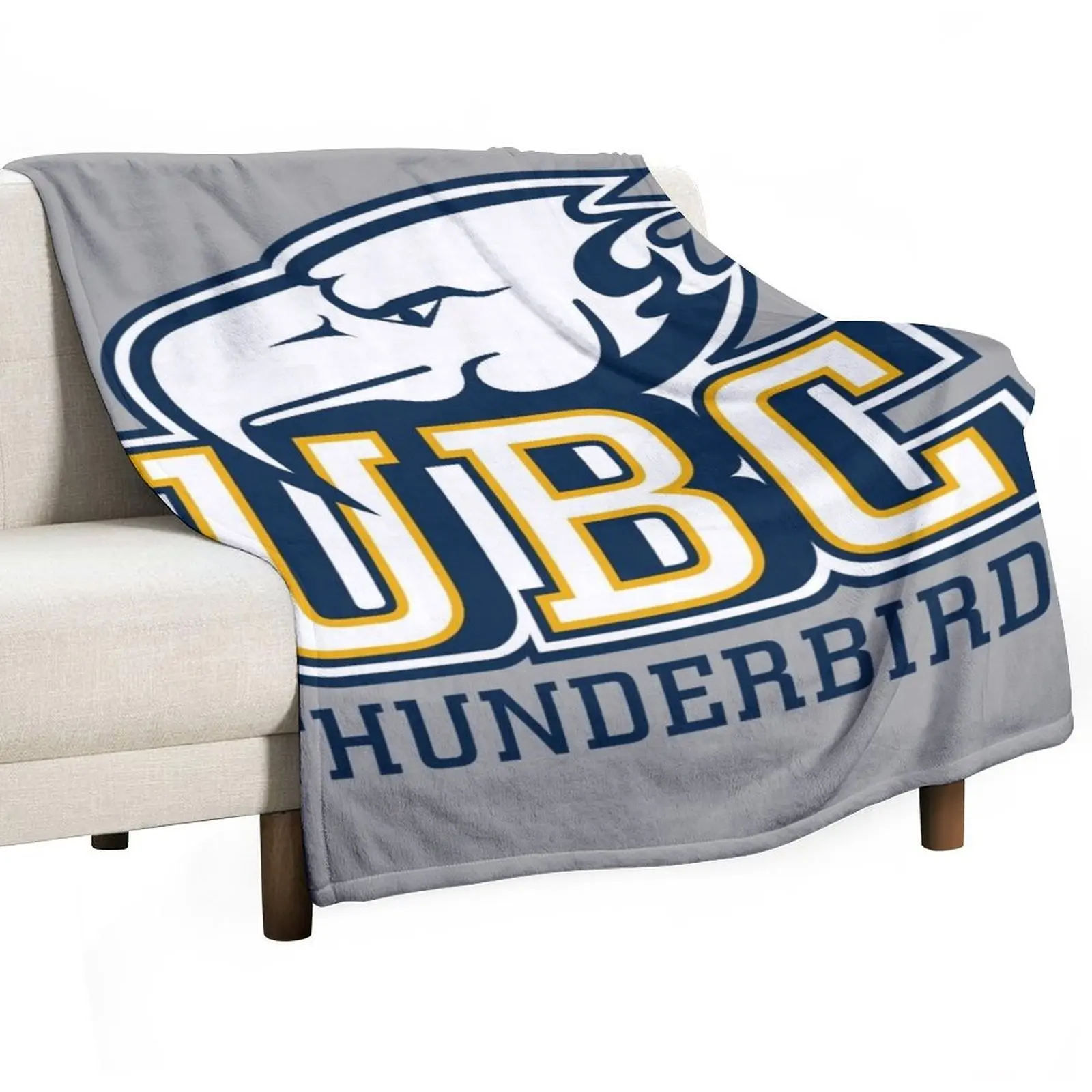 UBC (Thunderbirds) Logo3 رمي بطانية كبيرة جدا رمي الحرارية الأربعاء أريكة لحاف البطانيات
