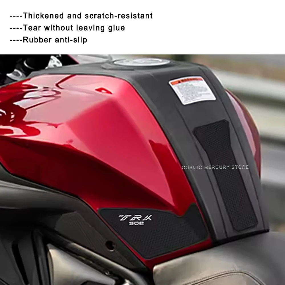 For Benelli TRK502 TRK 502 502X 2022-2025 New Motorcycle Fuel Tank Pad Sticker Protection Anti slip Pad knee pads
