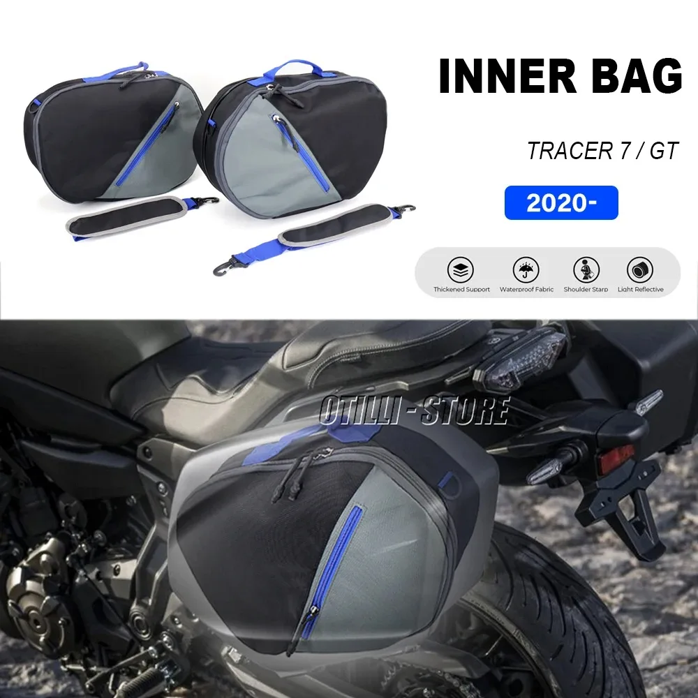 Motorcycle Saddlebag Luggage Pannier Liner Bags Waterproof Side Bags For YAMAHA Tracer 7 GT Tracer700 TRACER 700 2020 2021 2022