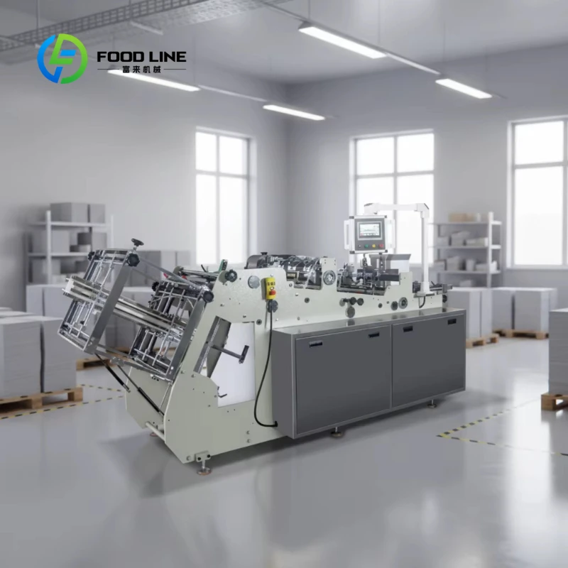 Customized Automatic Paper Carton Erecting Forming Machine Food Paper Box Tray Machine Automatic Plastic Tray Making Machine