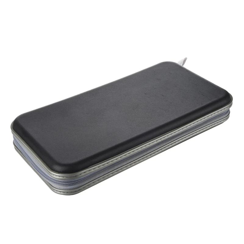 80 Disc Album CD DVD Carry Cover Case Wallet Storage Holder Bag Hard Box - Black-A22U
