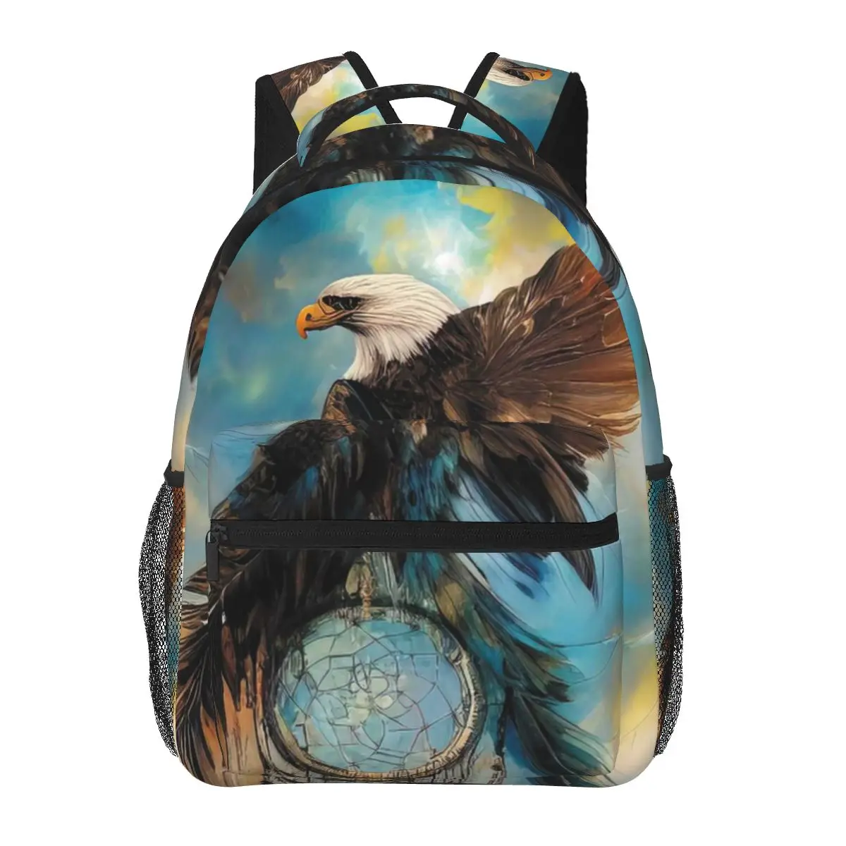 Dreamcatcher Eagle Backpack for Girls Boys Travel RucksackBackpacks for Teenage school bag