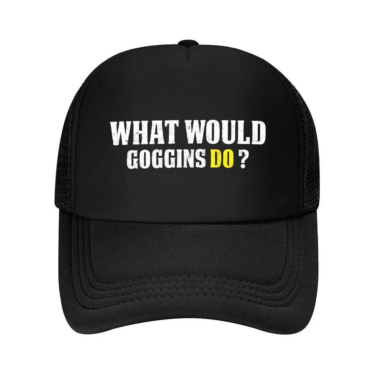 

Бейсбольная кепка с сеткой «Goggins Question Fitness, Art Design»