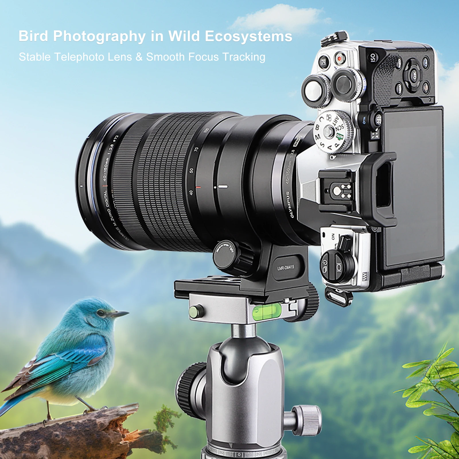 Haoge Aluminum Tripod Mount Ring for Olympus 40-150mm F2.8 PRO