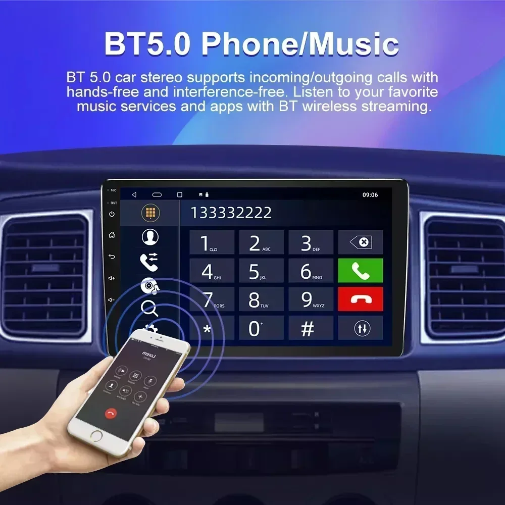 Android 17 for Ford Fiesta Mk VI 5 Mk5 2002-2008 Car Radio Multimedia GPS 2 Din DVD Carplay Navigation Player Stereo Head Unit