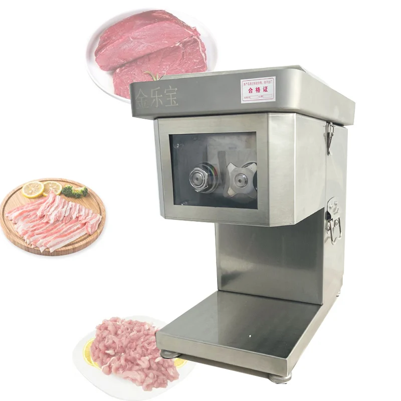 

Commercial Meat Slicer 110V / 220V Electric Meat Cutter Shiitake mushroom slices Fresh meat shredding and slicing machine