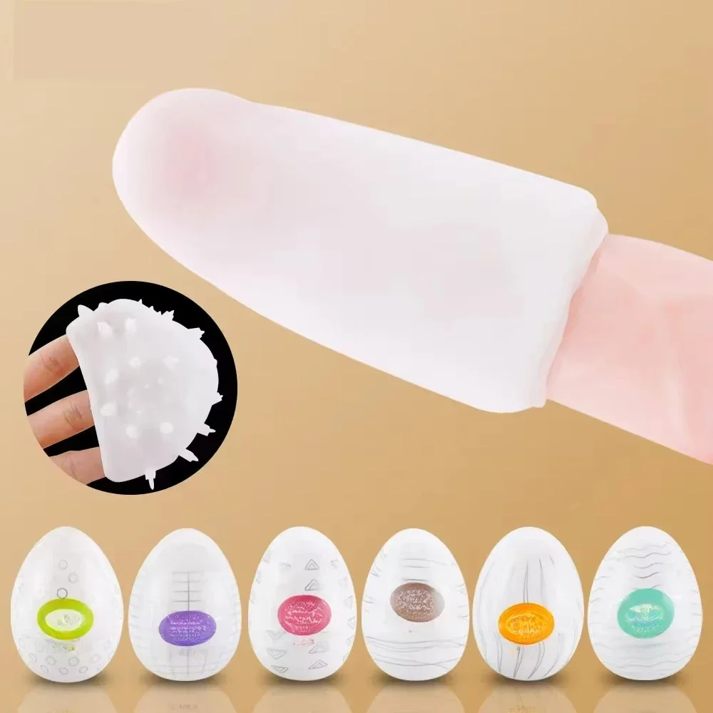 2pcs Mini Masturbator Cup Real Vaginal Egg Particle Stimulation Portable Stimulator Blowjob Sex Toy Massager Penis Trainer