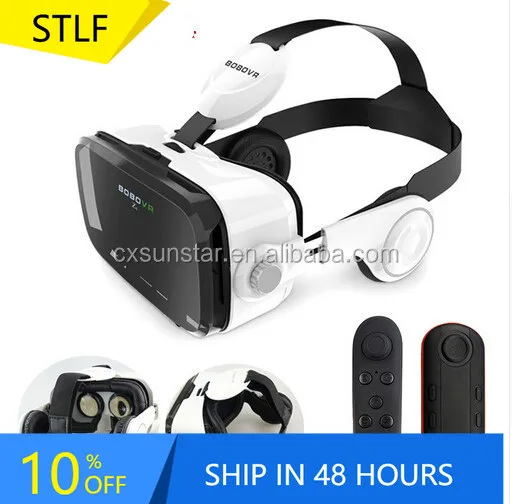 Z4 Leather 3D Cardboard Helmet Virtual Reality VR Glasses Headset Vrbox Stereo VR for 4-6' Mobile Phone