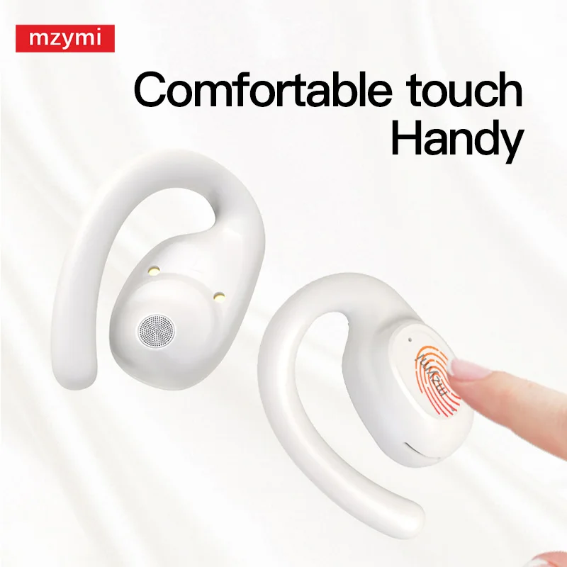 mzymi Bluetooth 5.3 Earphones Hifi Sound Wireless X3 Sports Headset Earhook Waterproof Earbuds TWS Headphone For Android IOS