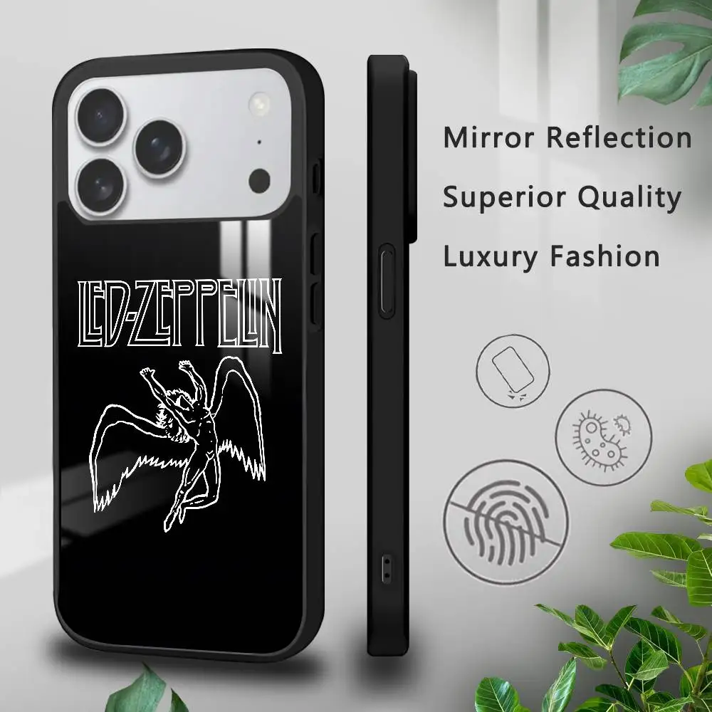 

Rock Band L-Led Zeppelin Phone Case For IPhone 17 16 15 14 13 12 11 Pro Xs Max Mini Plus Celulares Hard Funda