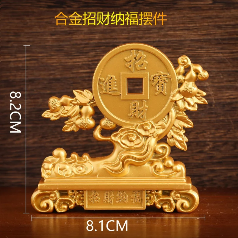 زخرفة مكتب سبيكة غرفة المعيشة المنزلي الديكور Ruyi Kirin مدينة المزدهرة الله الثور الحصول على الثراء بسرعة