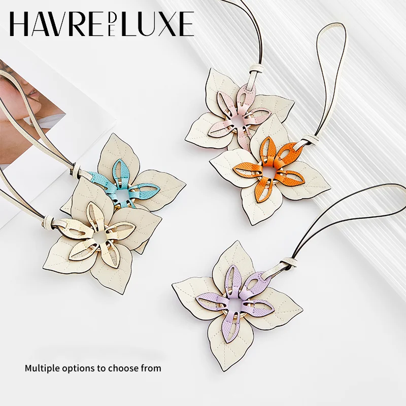 

Bag charm for Furla bag cowhide flower pendant fashion workmanship high-end exquisite bag decoration bag accessories