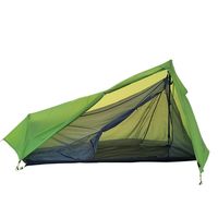 Outdoor Ultralight 800g One Person Camping Tent Ultralight 15D Silicone Coated Rainproof Camping Tent Shelter (No Pole)