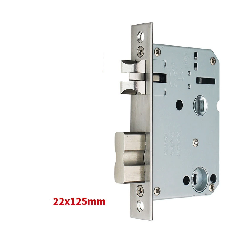 EGFirtor Metal Stainless Steel Electronic Lock Body 5050 Mortise For Tuya Face Recognition Fingerprint Smart Door Lock