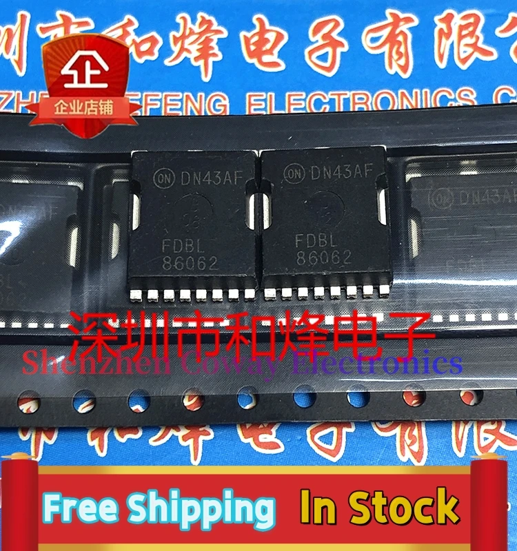 10PCS-30PCS  FDBL86062   MOS 100V 300A In Stock Fast Shipping