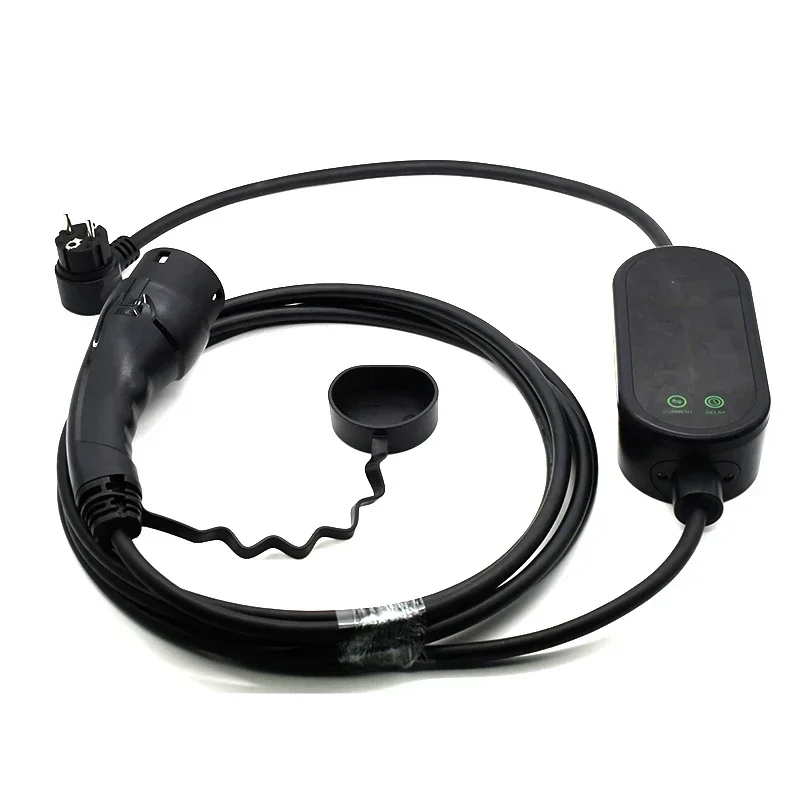 

New 5 Meters Portable EV Charging Cable 16A Single Phase Type 2 EV Charger Electric Car Charging Connector with EU Plug