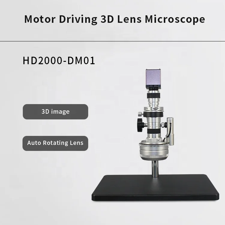 Boshida HD2000-DM01 Motorrijden Lens Auto 3D Video Microscoop Met HDMIOUTPUT Digitale Camera Voor Soldeerpennen Controle