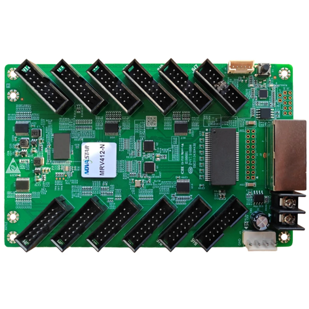 

Full Color NOVASTAR MRV412-N Receiving Card Display Max Support 512×512 dots HUB75E*12 Ports Available for Module Panel