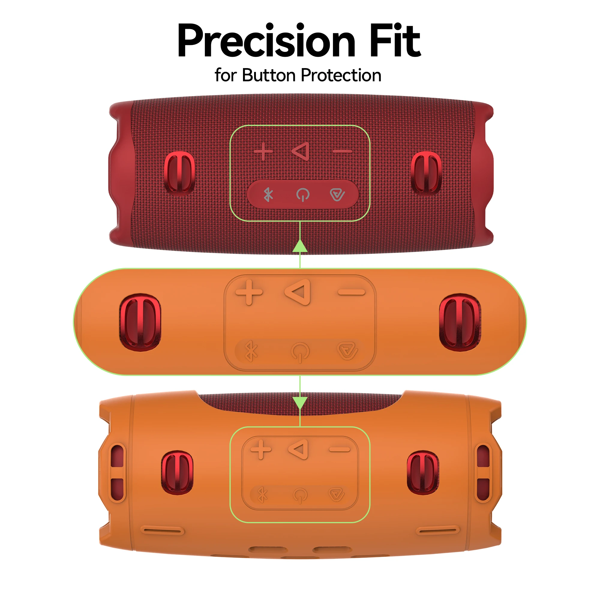 غطاء حماية من السيليكون لهاتف JBL Charge 6 مكبر صوت محمول مقاوم للماء للسفر جل ناعم من السيليكون حقيبة حمل مكبر الصوت