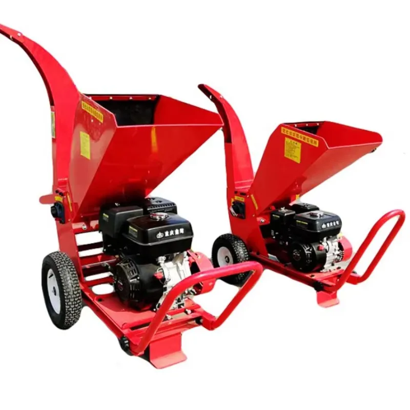 Industrial Garden Wood Chipping Machine Tree Branch and Leaf Shredder Chipper with Core Gear Component
