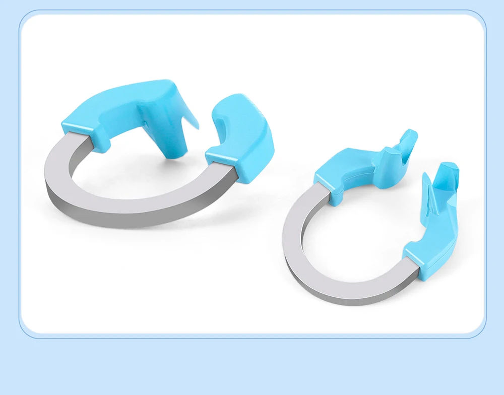 3-teiliges AZDENT Dental-Sektionsmatrizesystem, Matrizen, Clip-Ring, konturierte Matrizenbänder, Titan-Klemmring, universell schmal, tief – Detail 6
