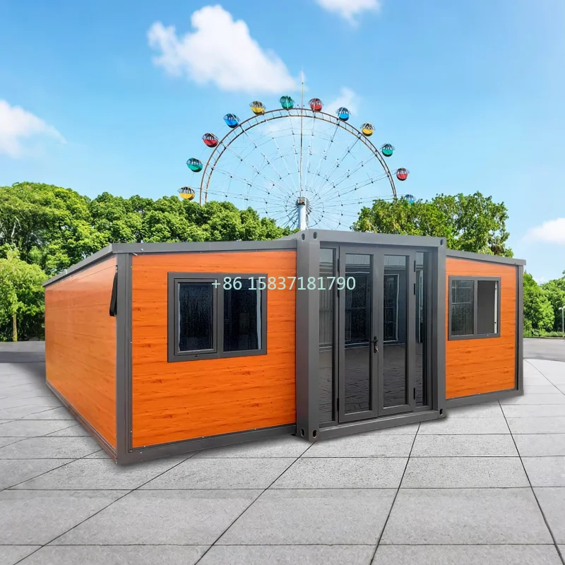 Containerized Tiny Home 20ft 40ft Folding Expanding Container House Granny Flat Australian Standards Tiny Prefab House Container