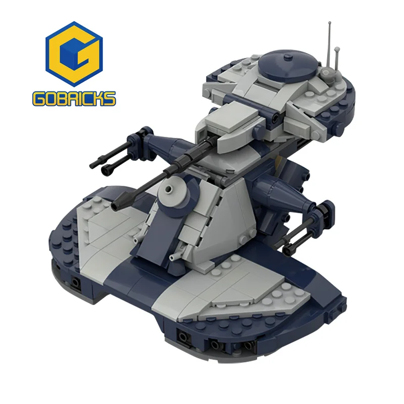 Gobricks MOC 75283 AAT Tank Building Block Set Space Wars Armored Assault Vehicle Bricks Creative Assemble Toy Birthday Gift