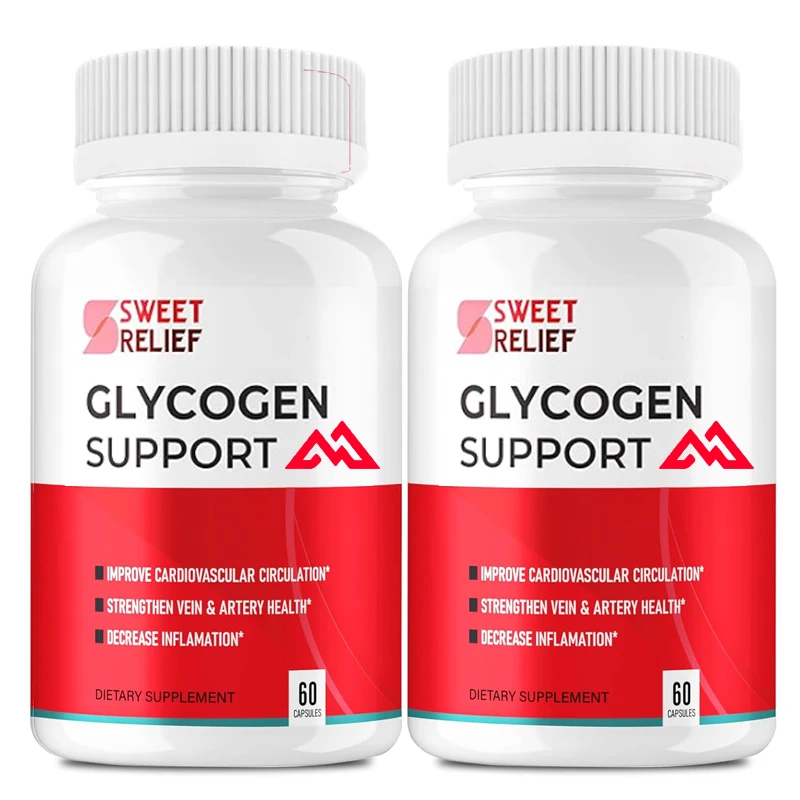 Sweet Relief glycogen supports 60 capsule blood container cleanser supplements, advanced formula promotes overall health