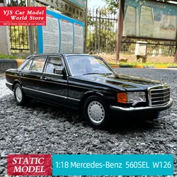 Norev-第2世代モデルカーコレクション、1:18、mercedes-Benz 560lel、w126、s 1989