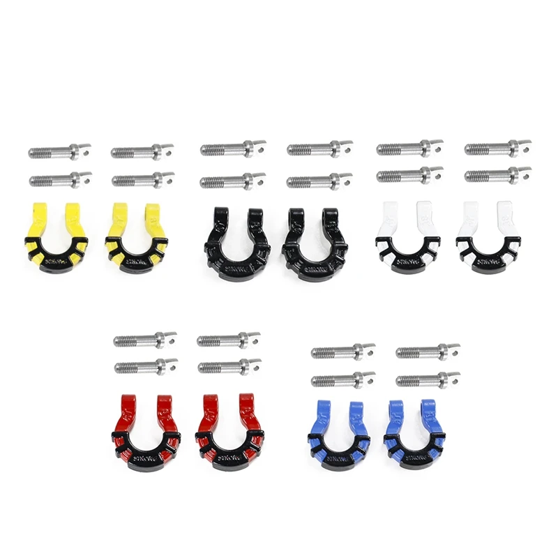 1/81/10 Climbing Car Front Bumper U-Shaped Buckle Rescue Buckle, Simulated Two-Color U-Shaped Buckle + Screws