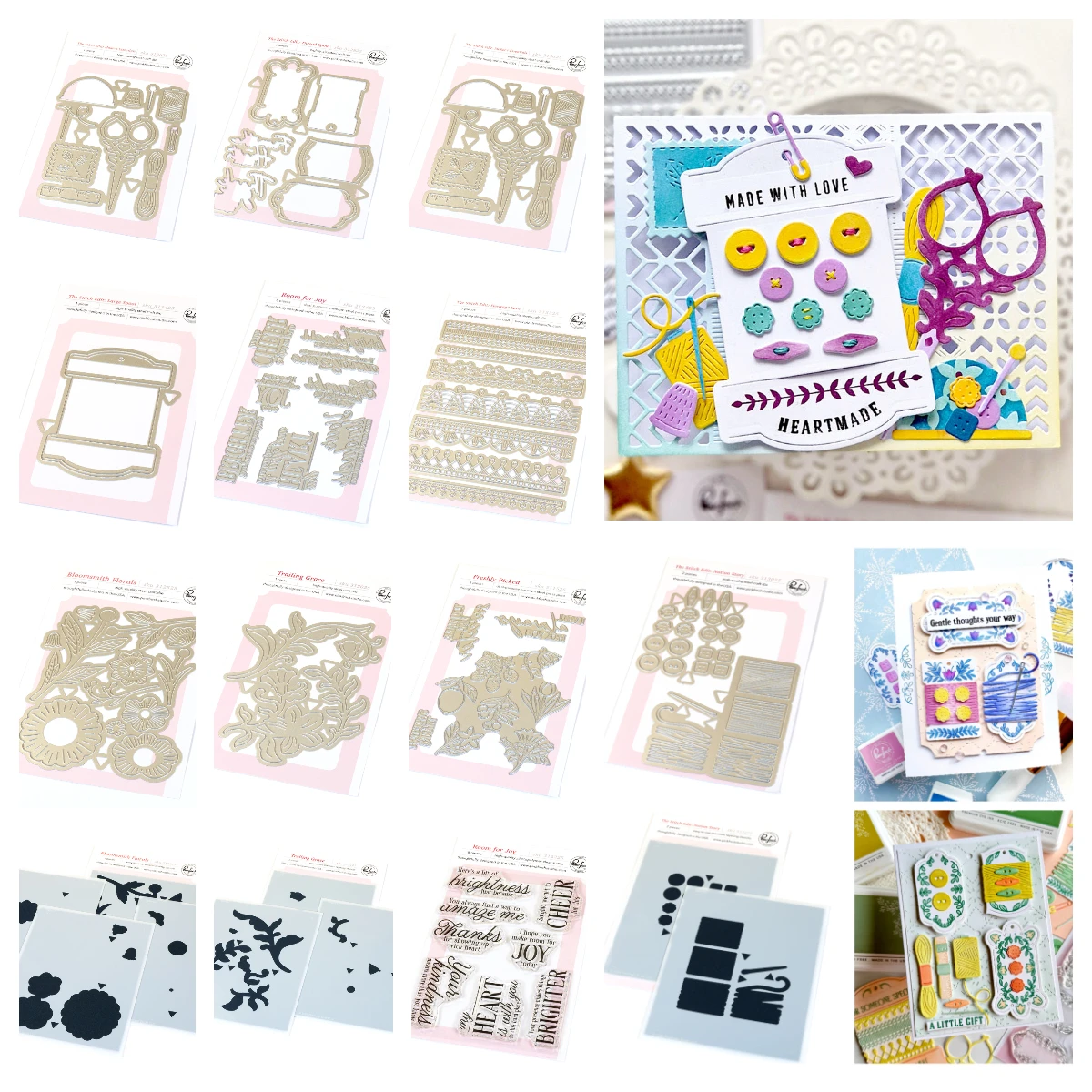 

The Stitch Edit: Notion Story Metal Cutting Dies Stamps Stencil For DIY Scrapbook Decoration Greeting card Embossing Template